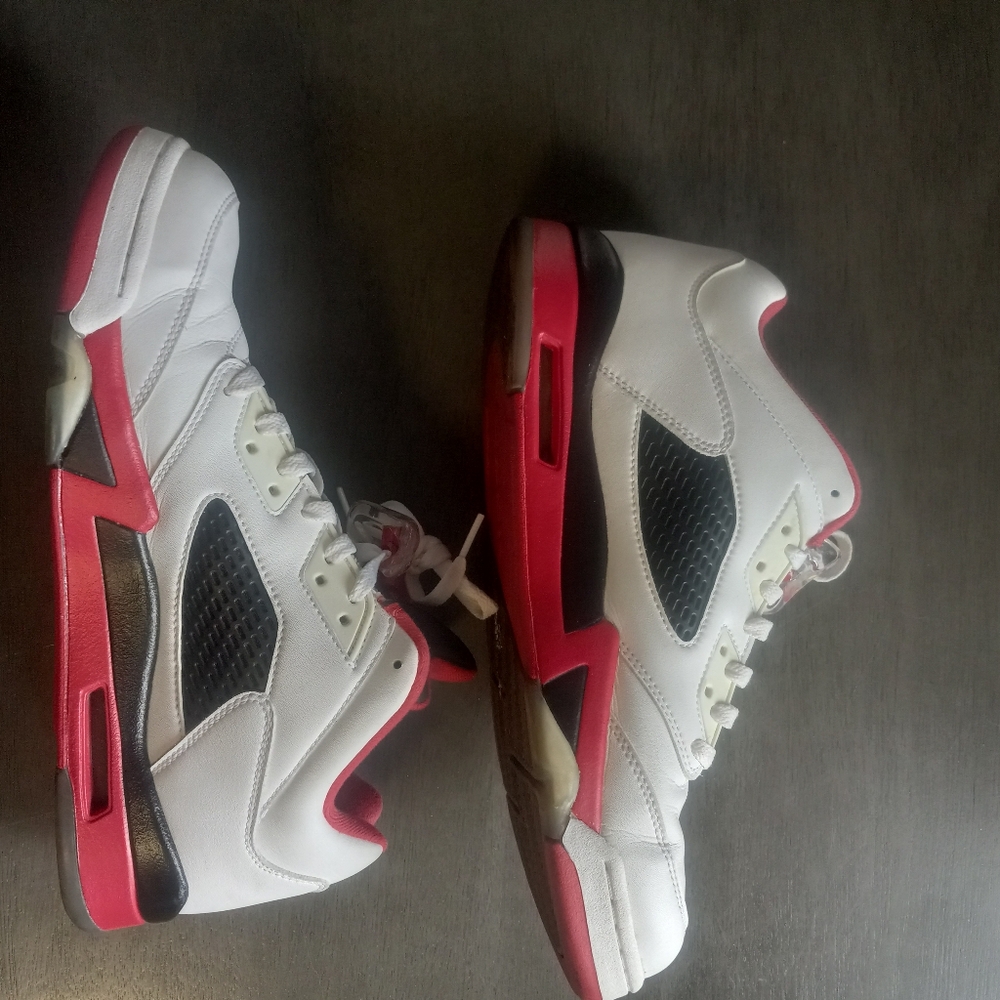 Retro Jordan 5 Low Fire Red Size 11.5 - Picture 7 of 11